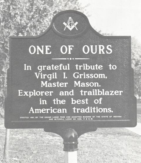 Grissom Memorial Sign