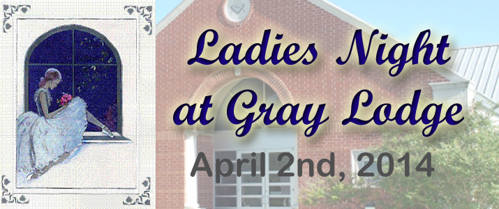 April 2nd Stated – Ladies Night & Memorial